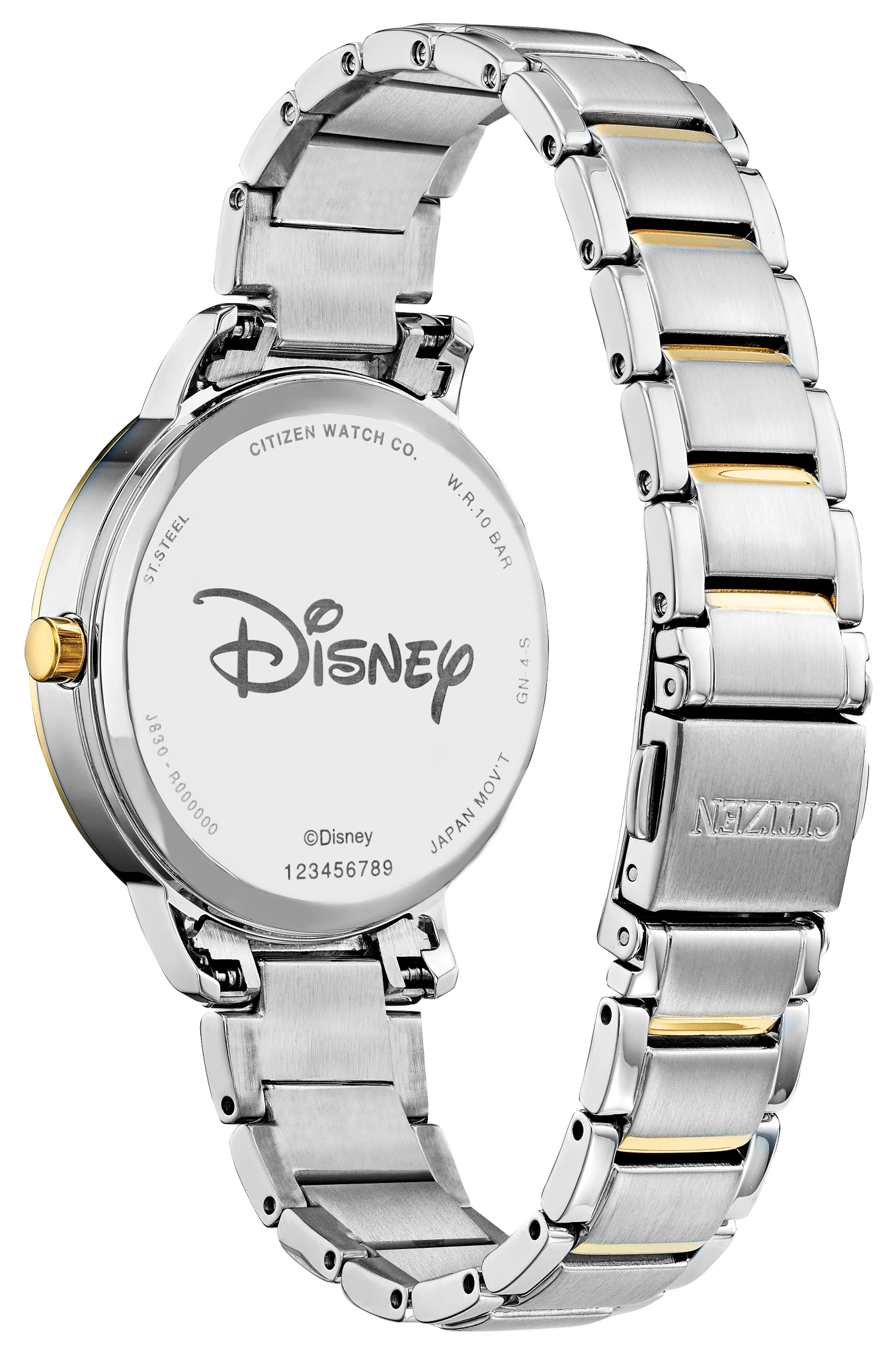 Mickey Crystal Silver-Tone Dial Stainless Steel Bracelet FE7044